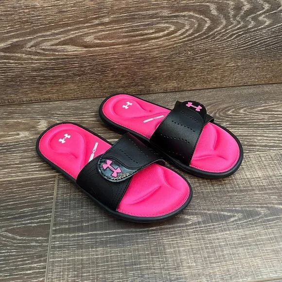 Under Armour Shoes Girls Under Armour Ignite Slides Size 4y